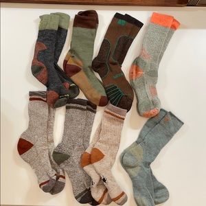 SMARTWOOL Sock Lot. Excellent Condition! 8 PAIRS!